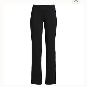 Lands' End Black Straight Leg Pants